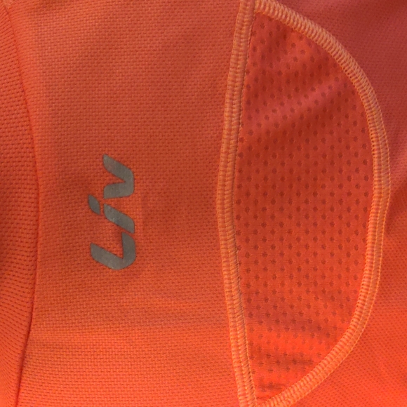 Liv TransTextura Biking Shirt - NWT - Coral and Black - Women's Small - Picture 4 of 8